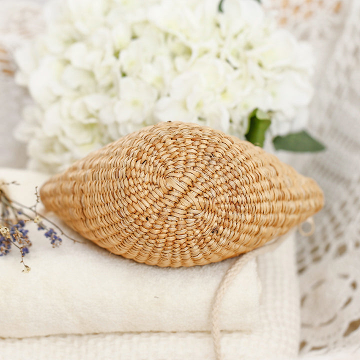 Rattan-Strohtasche mit verstellbarem Riemen Skanto