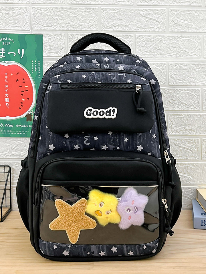 Niedlicher Charakter Design Plüsch-Schulrucksack