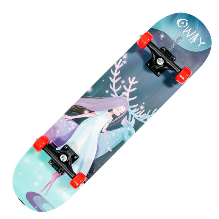 Trick-Skateboard mit Drachengrafik Skanto