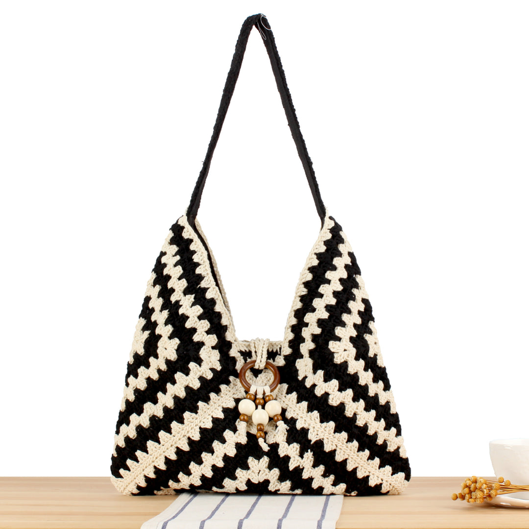 Stylische Handtasche im Chevron-Design Skanto