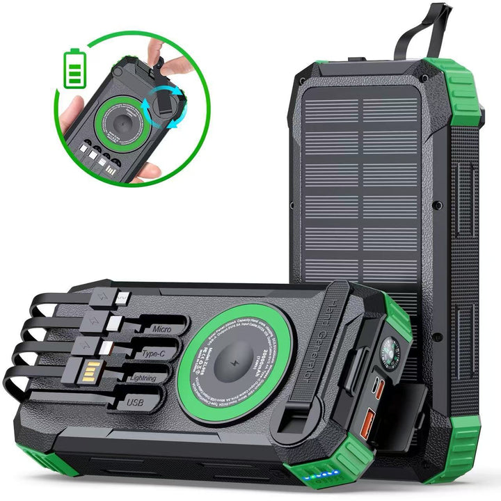 Solar-Powerbank mit multifunktionalem Ladegerät Skanto