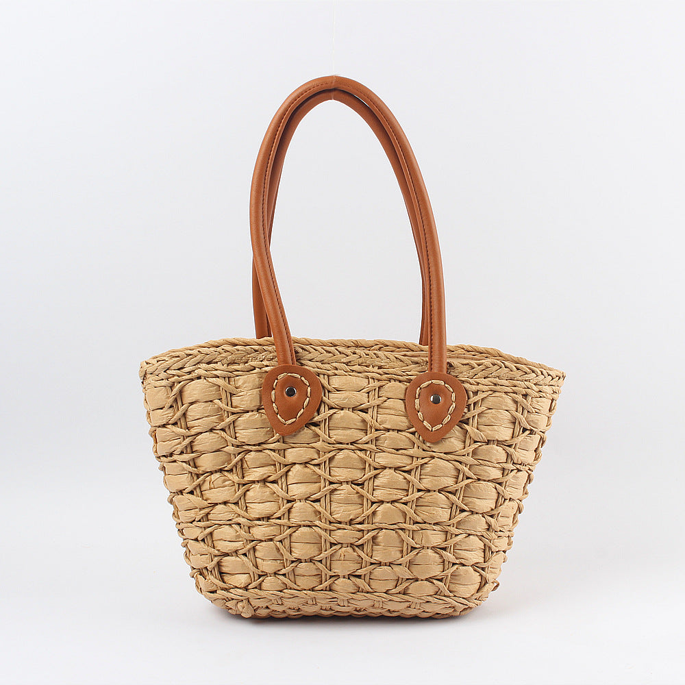 Geflochtene Strohtasche Skanto