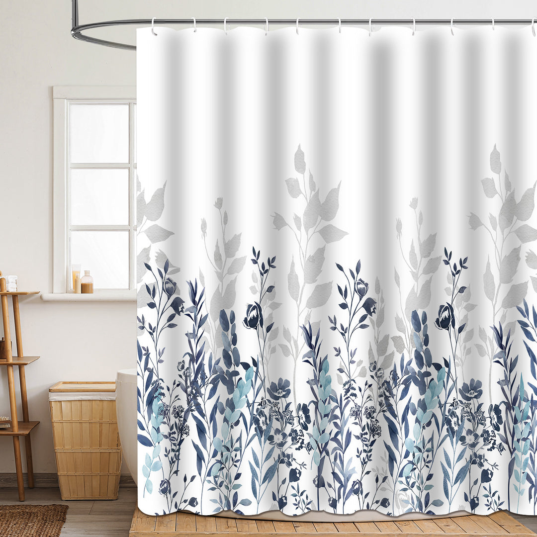 Duschvorhang Skanto mit Blumenmuster