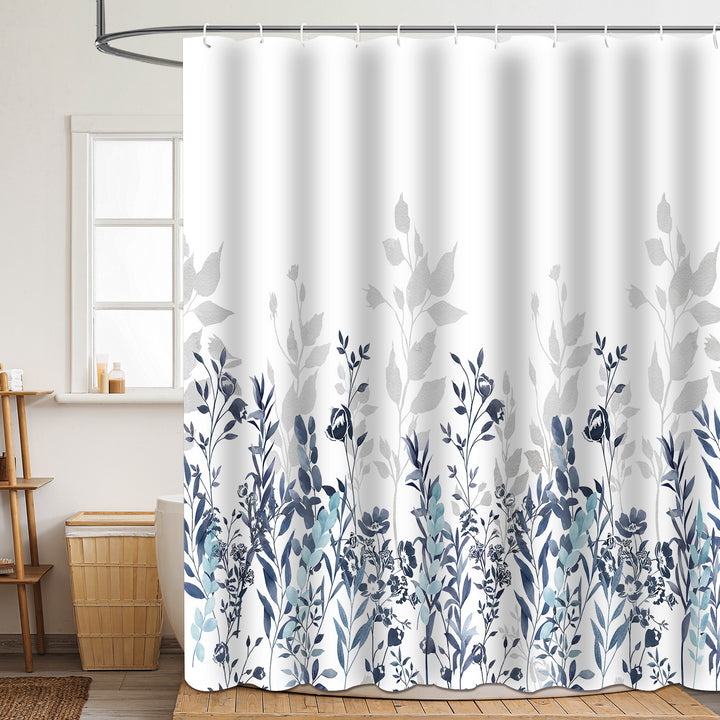 Duschvorhang Skanto mit Blumenmuster