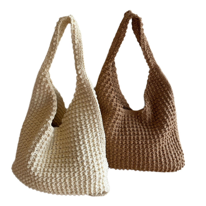 Großer handgemachter Baumwoll-Shopper Skanto
