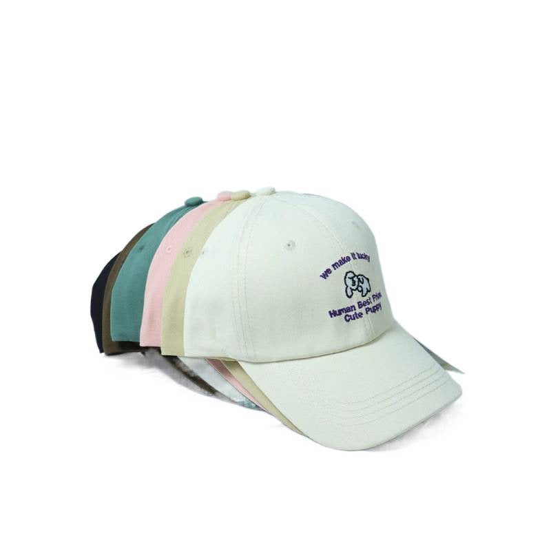 Damen-Baseballkappe mit Welpenmotiv und Stickerei Skanto