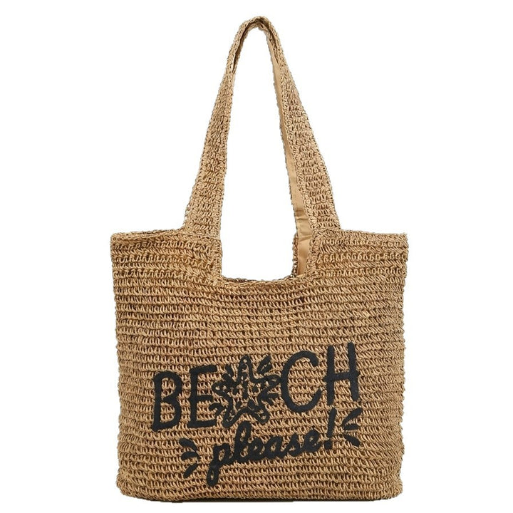 Lässige Tasche aus geflochtenem Naturmaterial Skanto
