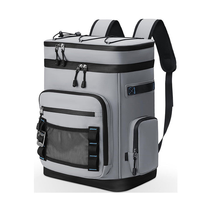 Unisex isolierter Rucksack-Kühler mit stabilem Boden, mehreren Außentaschen und ergonomisch gepolsterten Gurten Skanto