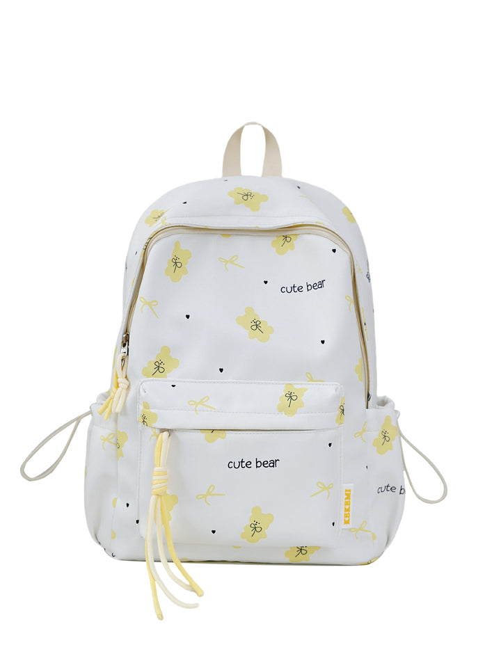 Niedlicher Schulrucksack mit Charakter-Print
