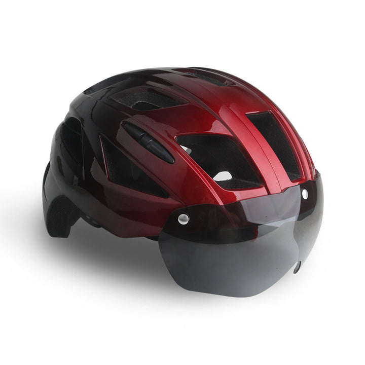 WoAerodynamischer Fahrradhelm mit Visier Skanto