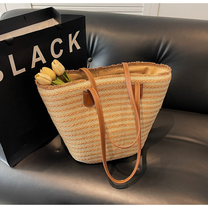 Stilvolle Strohtasche Skanto