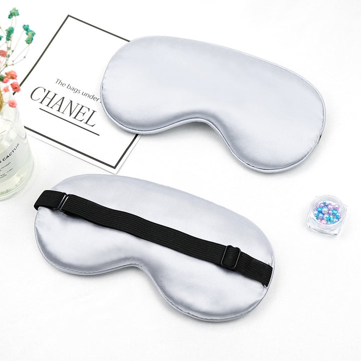 Unisex luxuriöse Seiden-Schlafmaske mit konturiertem Augenausschnitt und verstellbarem Gummiband Skanto