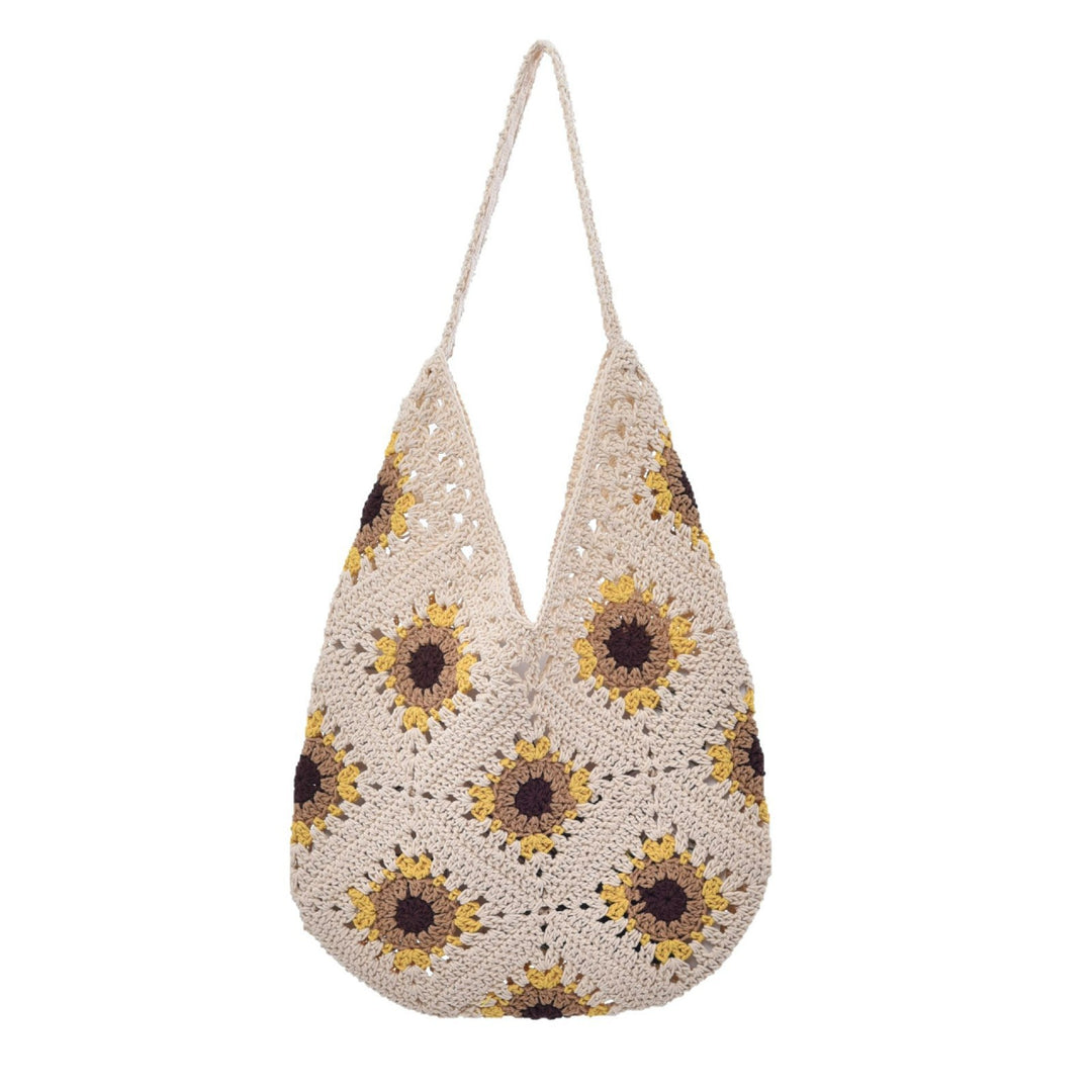 Handgehäkelte Sommer-Shopper-Tasche Skanto
