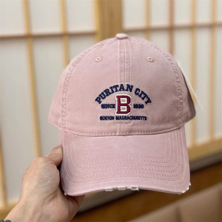 Damen Vintage Distressed Baseballkappe mit Stickerei Skanto