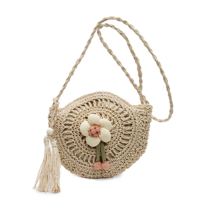 Handgeknüpfte blumenförmige Tasche Skanto