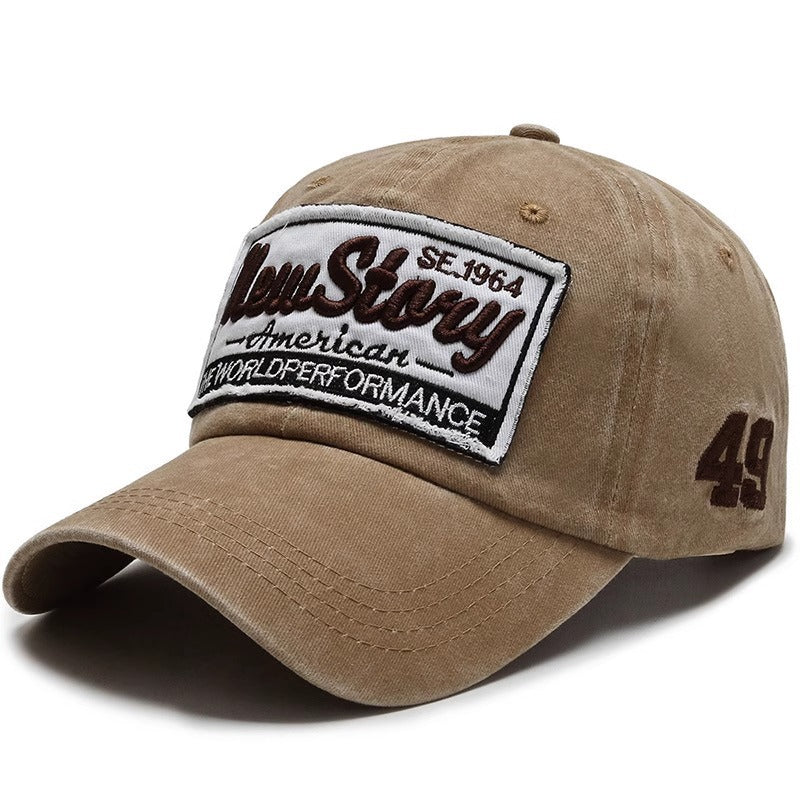 Lässige Herren-Cap im Vintage-Stil mit Stickerei Skanto
