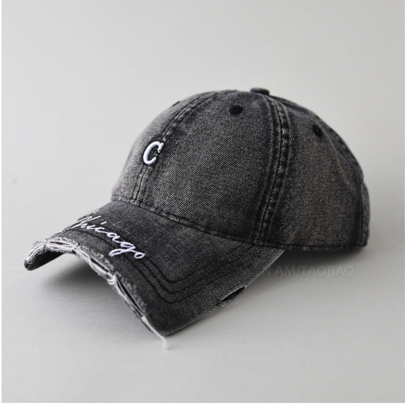 Damen Distressed Baumwoll Baseballkappe Skanto 1784083462