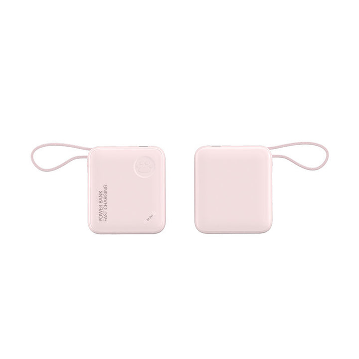 Kompakte Powerbank mit Schnellladefunktion und Trageschlaufe Skanto