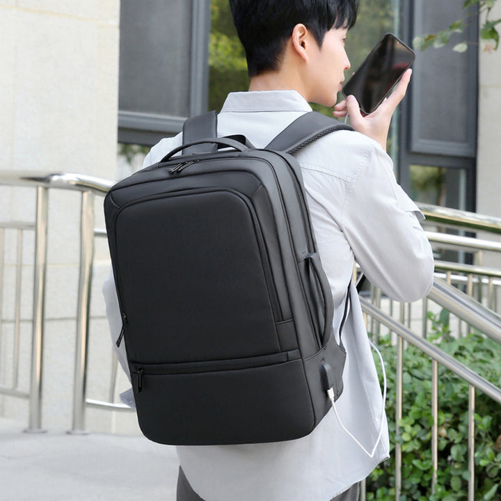 Eleganter Laptop-Rucksack mit gepolstertem Fach und praktischem Organizer Skanto