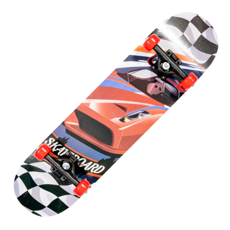 Skateboard mit Drachengrafik Skanto