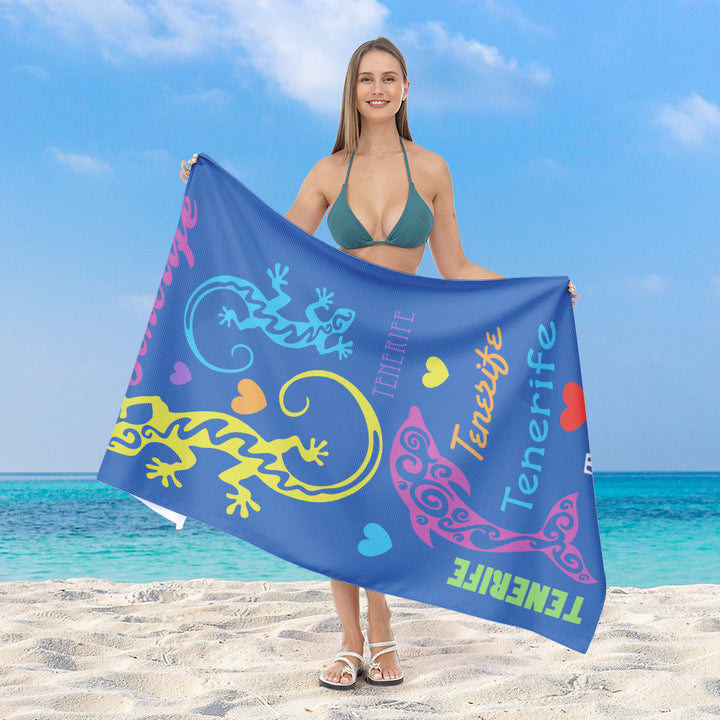 Strandtuch mit einzigartigem Unterwassermotiv Skanto