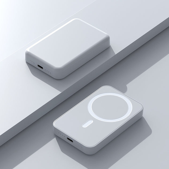 Magnetische Powerbank mit kabelloser Ladefunktion Skanto
