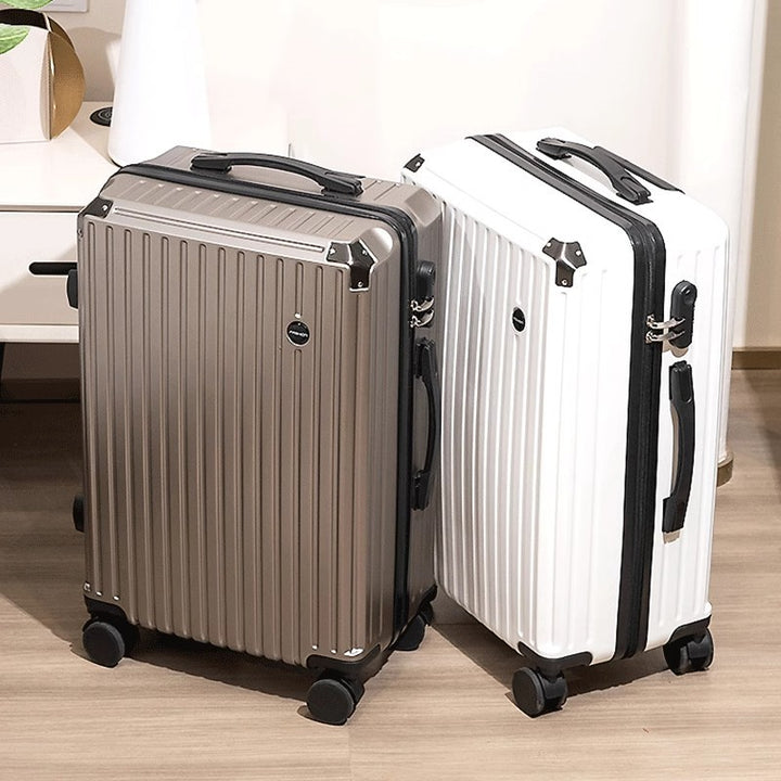 Unisex Strukturierter Hartschalen-Rollkoffer Skanto