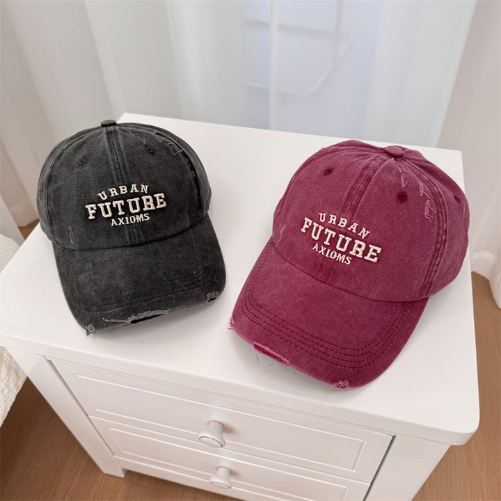Herren Distressed Baumwoll-Baseballkappe verstellbar Skanto