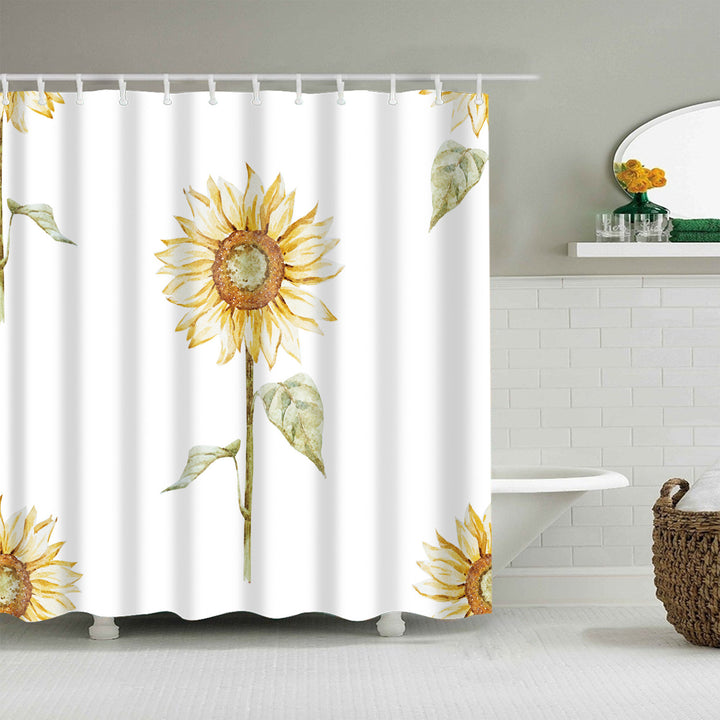 Duschvorhang Skanto mit Blumenmuster