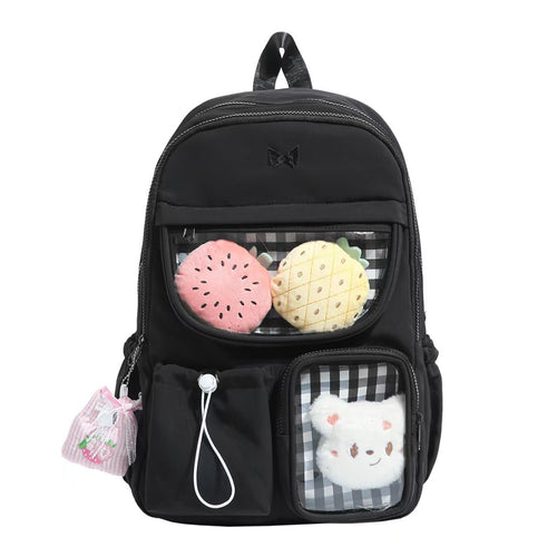 Rucksack Skanto mit transparenter Vordertasche