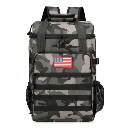 Unisex Skanto Tactical Kühlrucksack mit isoliertem Hauptfach, MOLLE-Fronttasche und gepolsterten Schultergurten