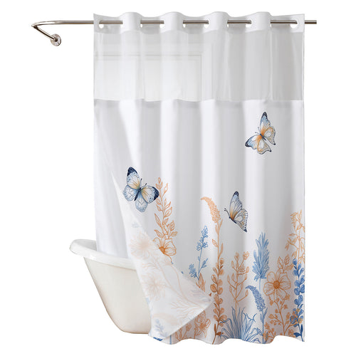 Eleganter Schmetterlings-Duschvorhang Skanto