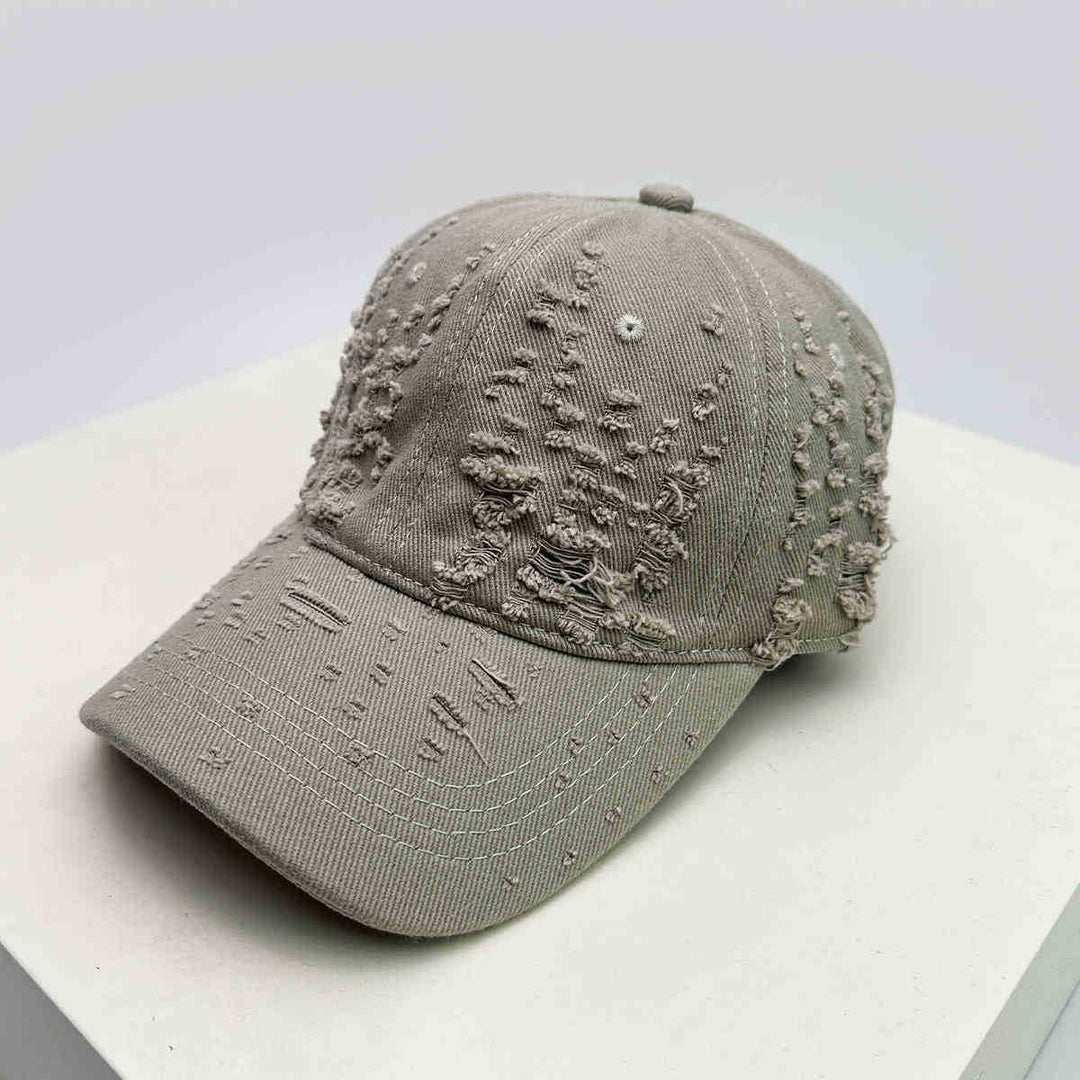 Damen Baseballkappe im Used-Look mit Textur Skanto