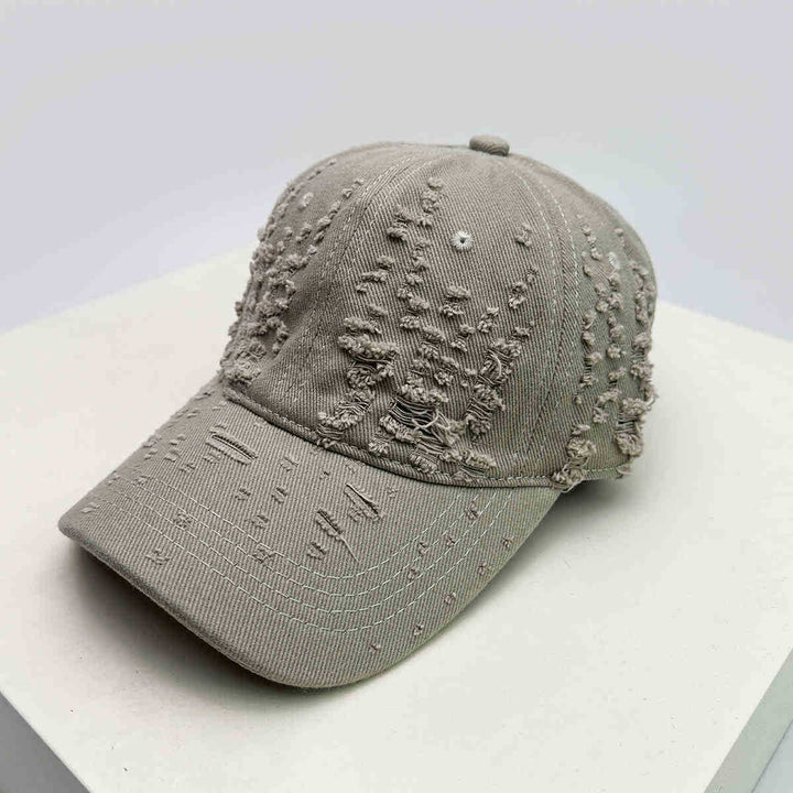 Damen Baseballkappe im Used-Look mit Textur Skanto
