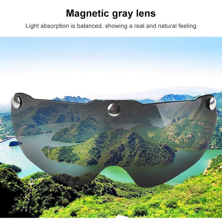 Skanto | GUB K80 Plus Helm mit Visier und Brille (Rot)