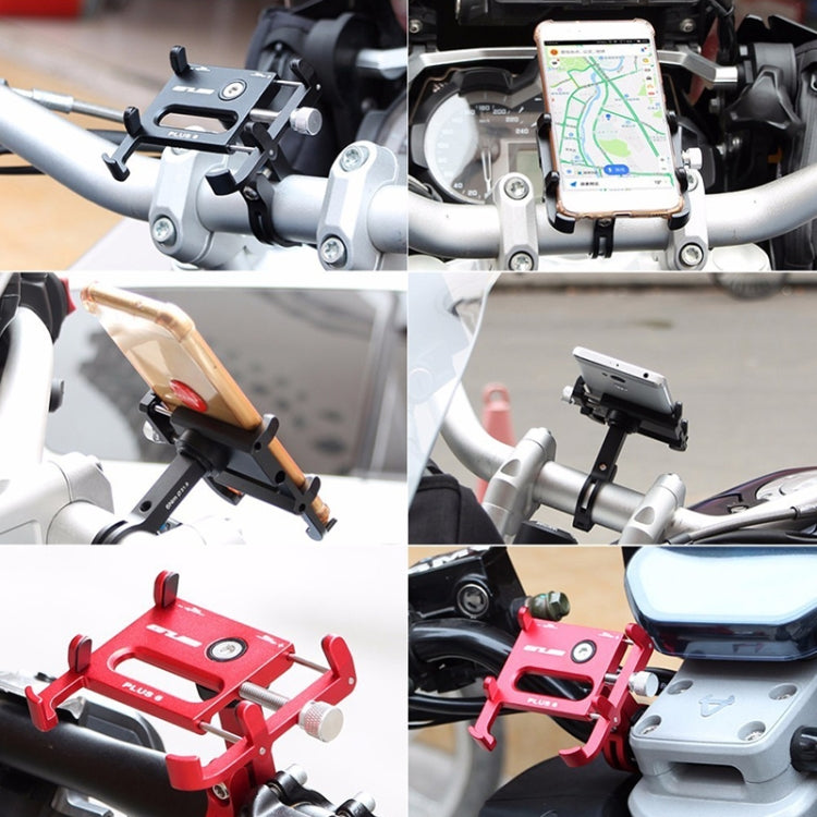 Skanto | GUB Plus 6 Aluminiumlegierung MTB Fahrrad Handyhalter (Schwarz)