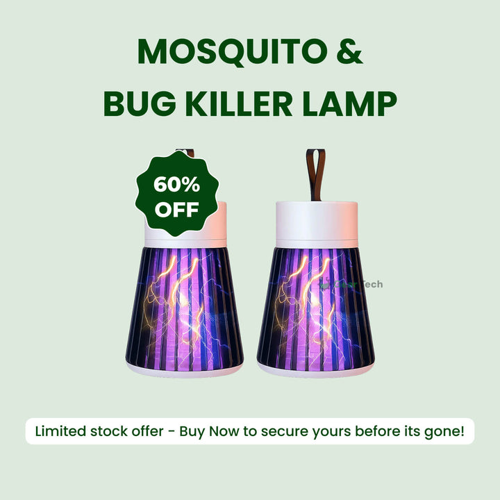 Skanto | Mücken- und Schädlingskillerlampe – 2er-Pack, UV-Licht-Insektenfalle für den Innen- und Außenbereich, effektive Schädlingsbekämpfungslösung