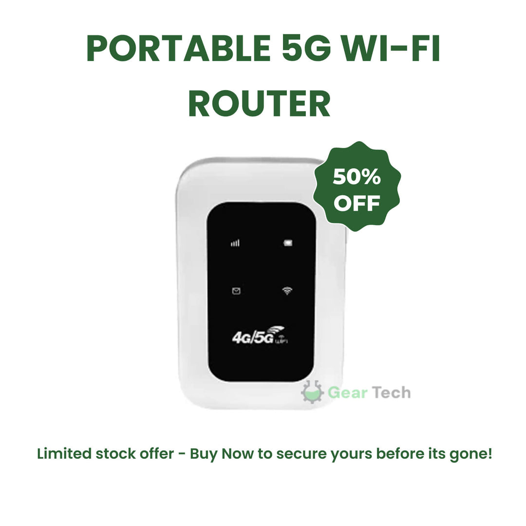 Skanto | Tragbarer 5G Wi-Fi Router | Sichere Hochgeschwindigkeitsverbindung für Reisen und Zuhause