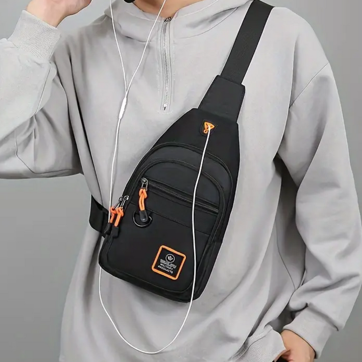 Skanto | UrbanTrail – Robuste Herren-Umhängetasche | Wasserdichte Crossbody-Reise- & Alltagstasche