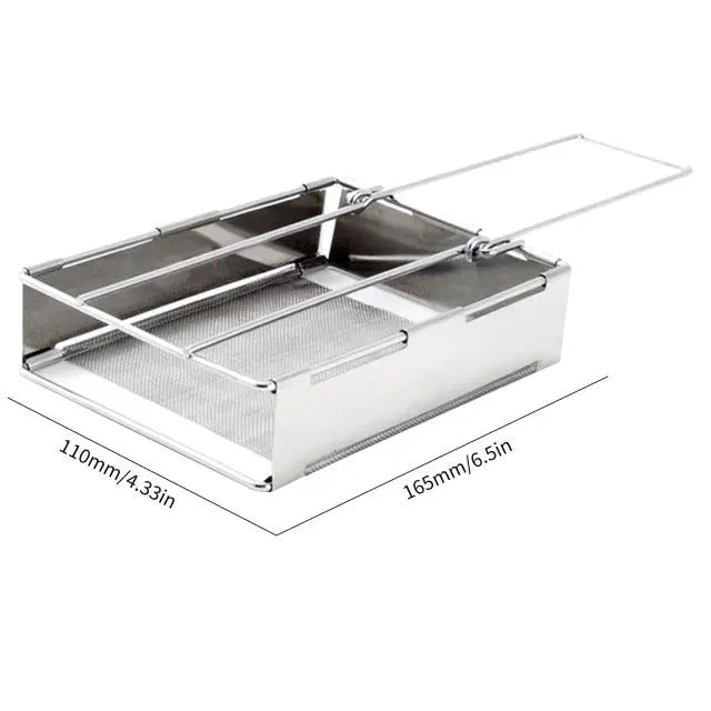 Skanto | Faltbarer Edelstahl-Holzofen – Tragbarer Campingkocher für Outdoor-Kochen