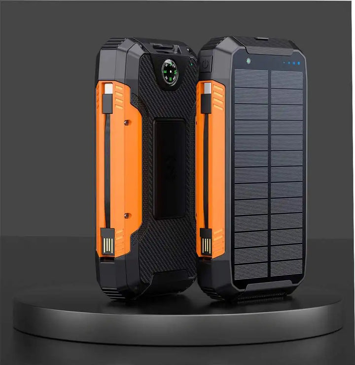 Skanto | 30000mAh Solar-Ladegerät, kabellose wasserdichte Powerbank extern