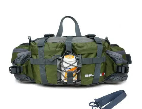 Skanto | Wasserdichte Wander-Bauchtasche – 5L Hüfttasche mit Reißverschlusstaschen für Spaziergänge & Outdoor-Abenteuer