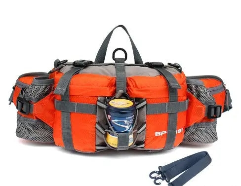 Skanto | Wasserdichte Wander-Bauchtasche – 5L Hüfttasche mit Reißverschlusstaschen für Spaziergänge & Outdoor-Abenteuer