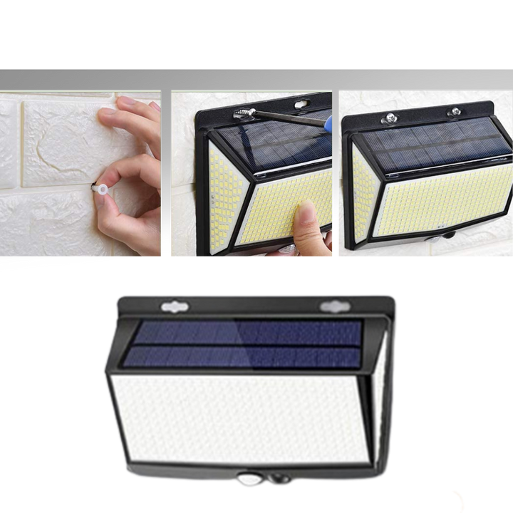 Outdoor 468 LED Solarleuchte