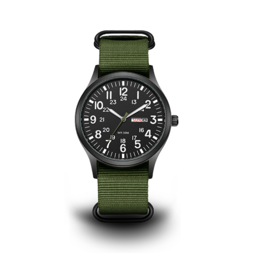Skanto | Robuste Outdoor-Uhr für Herren – Wasserdichter Militärstil aus Edelstahl