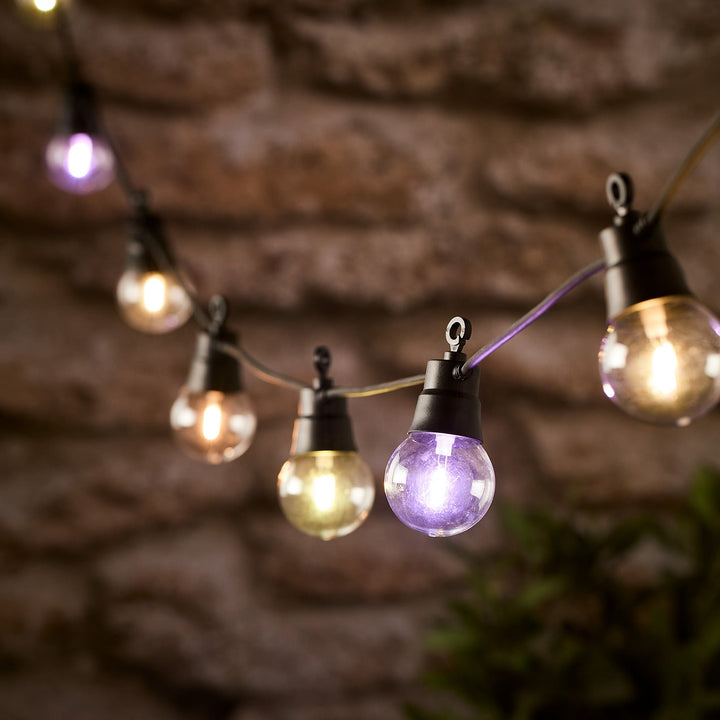 Skanto | 20 LED Lichterketten Glühbirnen Farbwahl mit Fernbedienung