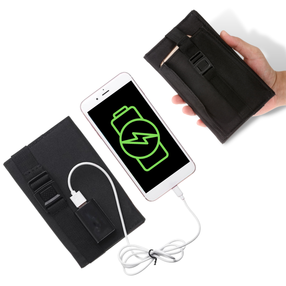 Tragbares Solarladegerät mit USB-Anschluss