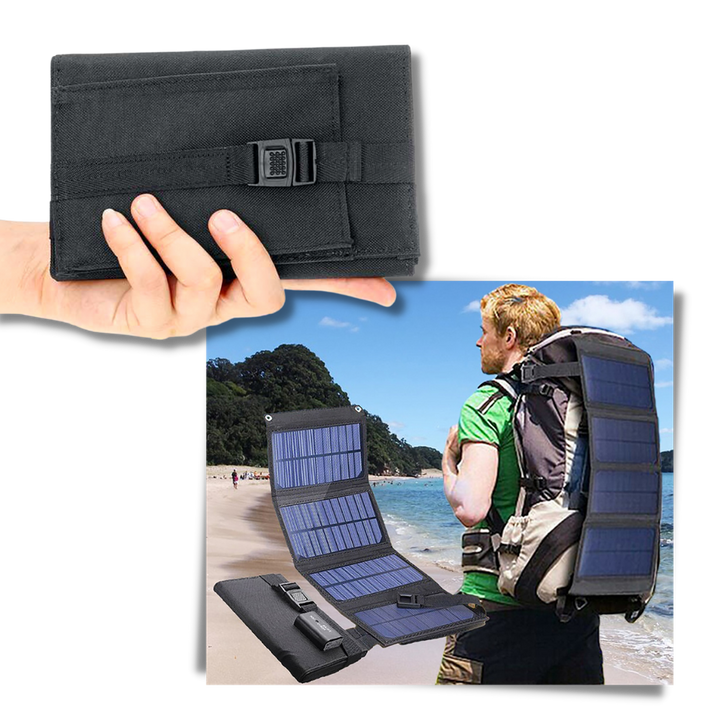Tragbares Solarladegerät mit USB-Anschluss