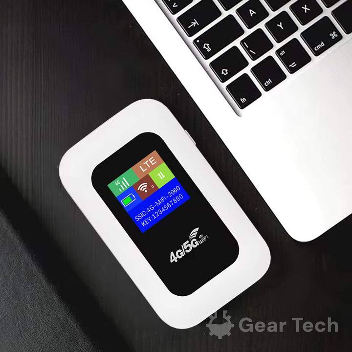 Skanto | Tragbarer 5G Wi-Fi Router | Sichere Hochgeschwindigkeitsverbindung für Reisen und Zuhause