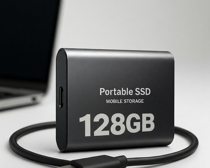 Skanto | DataSprint Externe SSD 128GB – Schneller USB-C Speicher bis zu 1050 MB/s